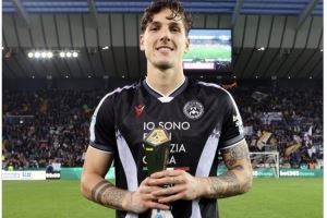 打进制胜球！扎尼奥洛当选乌迪内斯vs亚特兰大全场比赛最佳球员